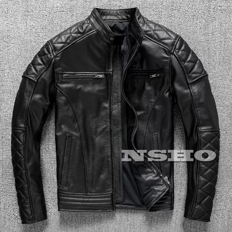 Y1673/S カウハイド 50's パテッド シングルライダース メンズ 革ジャン PADDED レザージャケット 牛革