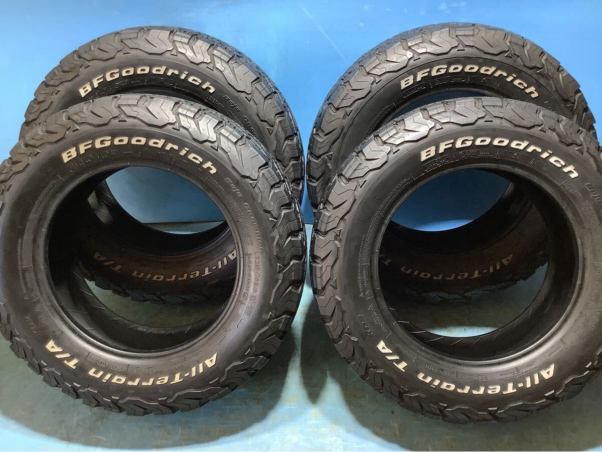 LT215/70R16 100/97R 21年製　　　　　BFGOODRICH ALL-TERRAIN T/A K02 中古タイヤ４本　　　夏タイヤ　215/70/16_画像1