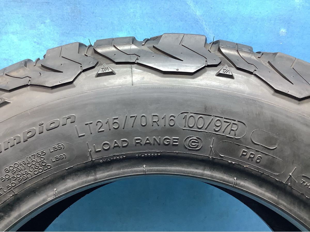 LT215/70R16 100/97R 21年製　　　　　BFGOODRICH ALL-TERRAIN T/A K02 中古タイヤ４本　　　夏タイヤ　215/70/16_画像7