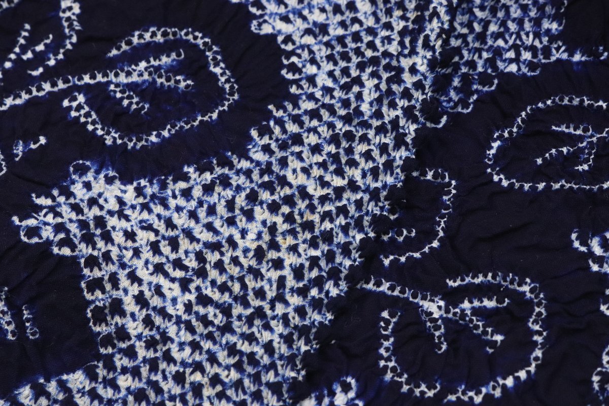 浴衣反物、有松絞り、リメイク素材、木綿P531 浴衣反物、有松絞り、リメイク素材、木綿P531