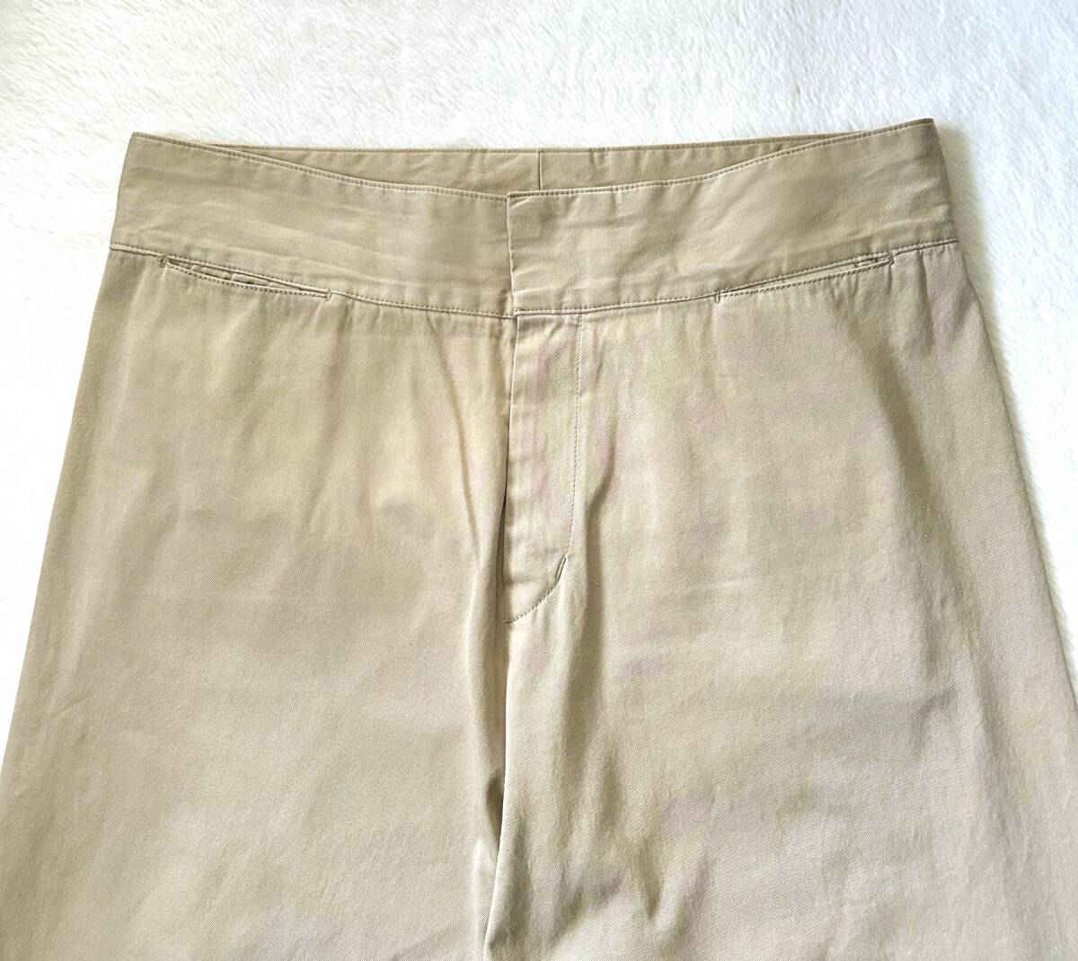 Deuxieme Classe ドゥーズィエムクラス 36,300円 23SS Bitchin パンツ ワイドパンツ 34 ベージュ ウォッシャブル_画像4