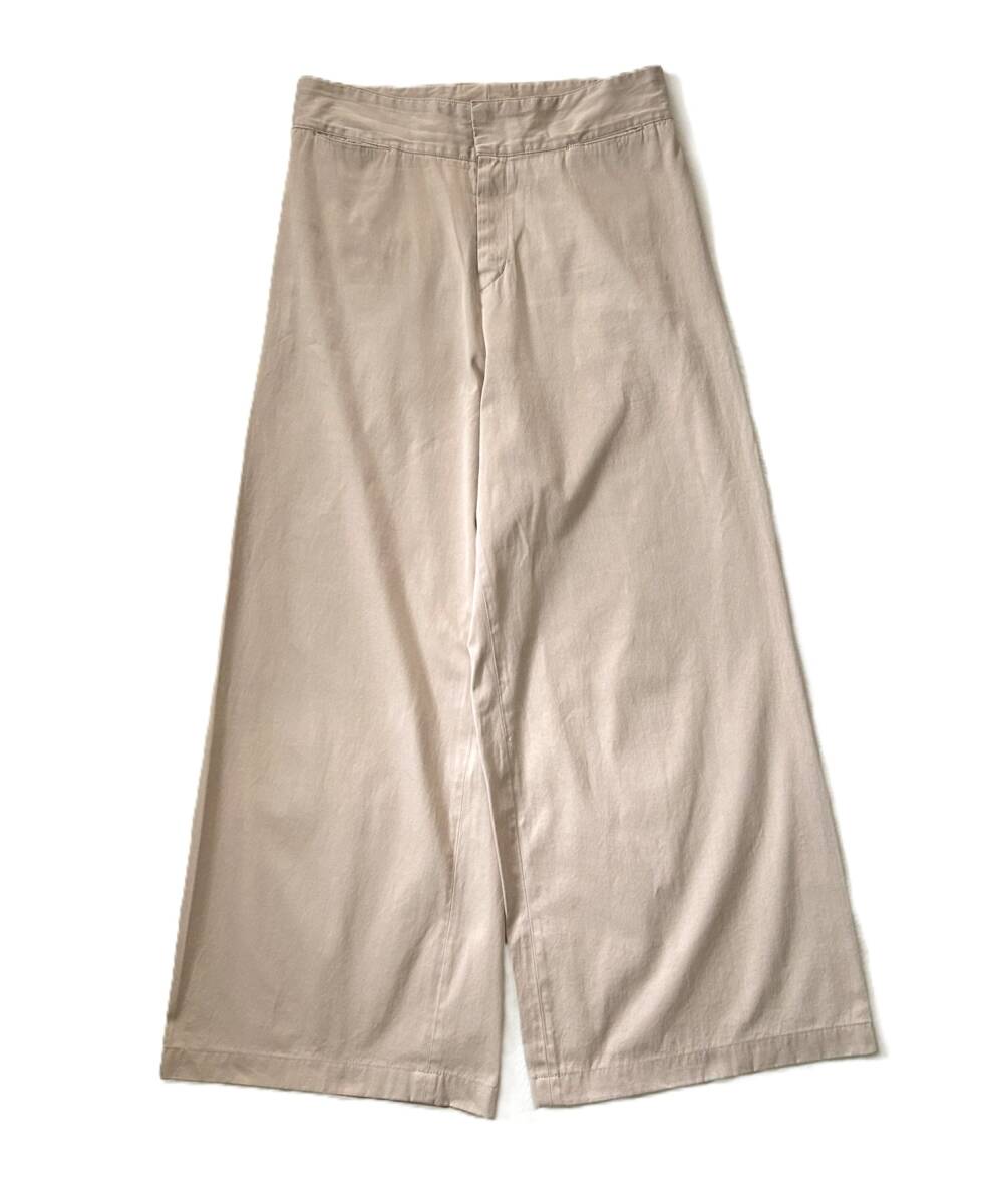 Deuxieme Classe ドゥーズィエムクラス 36,300円 23SS Bitchin パンツ ワイドパンツ 34 ベージュ ウォッシャブル_画像3