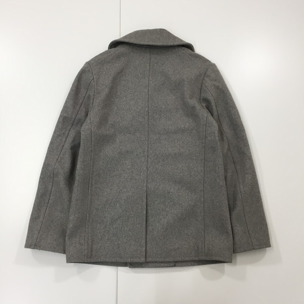 2308F-284 メンズ AZUL by moussy アズールバイマウジー グレー ピーコート XS 【送料一律！800円】_画像4