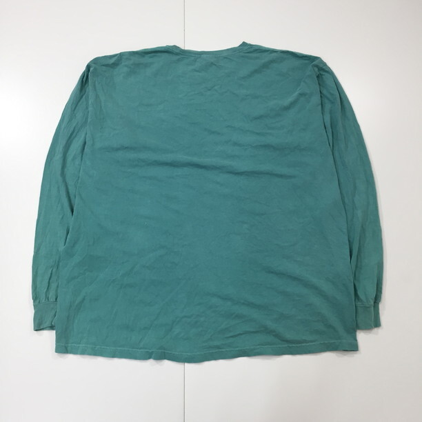 2311F-047 メンズ COMFORT COLORS コンフォートカラーズ グリーン 長袖Tシャツ 2XL 【送料一律!800円】_画像4