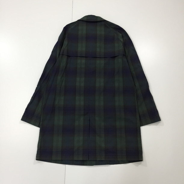 2311F-086 メンズ UNITED ARROWS ユナイテッドアローズ グリーン ステンカラーコート S 【送料一律！800円】_画像3