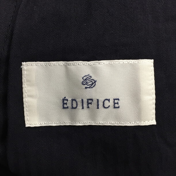 2311F-249 メンズ EDIFICE エディフィス ネイビー パンツ 44 【送料一律！800円】