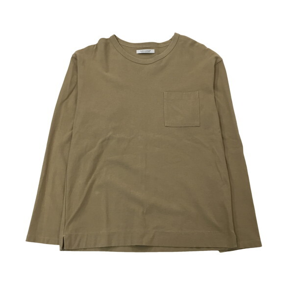 2311F-286 メンズ JOURNAL STANDARD ジャーナルスタンダード カーキ 長(zhǎng)袖Tシャツ M 【送料一律！800円】