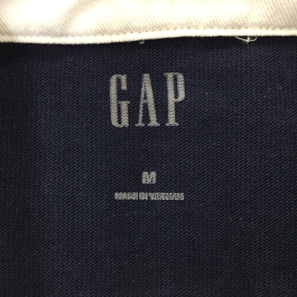 2312F-149 メンズ GAP ギャップ ネイビー ポロシャツ M 【送料一律！800円】_画像2