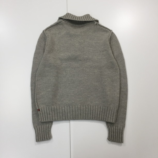 2312F-229 メンズ BANANA REPUBLIC バナナリパブリック グレー ニットセーター M 【送料一律!800円】_画像4