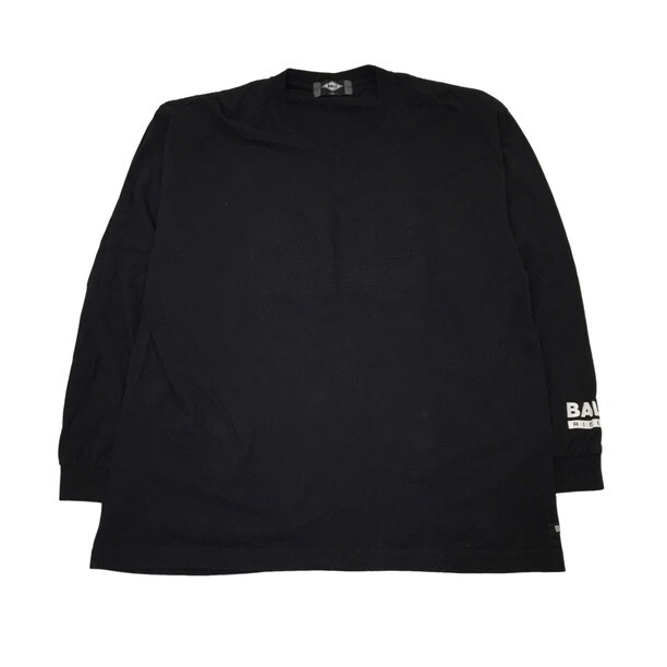2312F-134 メンズ BALL ボル ブラック 長袖Tシャツ LL 【送料一律！800円】