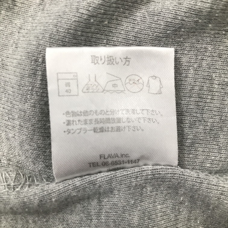 2204F-035 メンズ roshell ロシェル グレー 半袖Tシャツ XL ロンT 5分袖 Vネック【送料一律！800円】_画像3