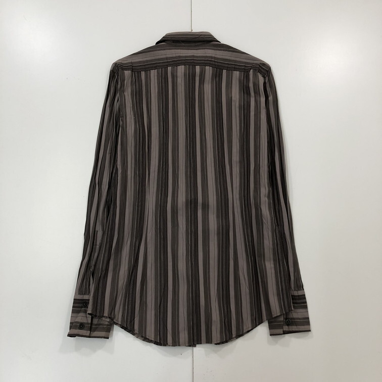 2505F-044 メンズ BUONA GIORNATA ボナジョルナータ ブラウン シャツ S 【送料一律!800円】_画像4