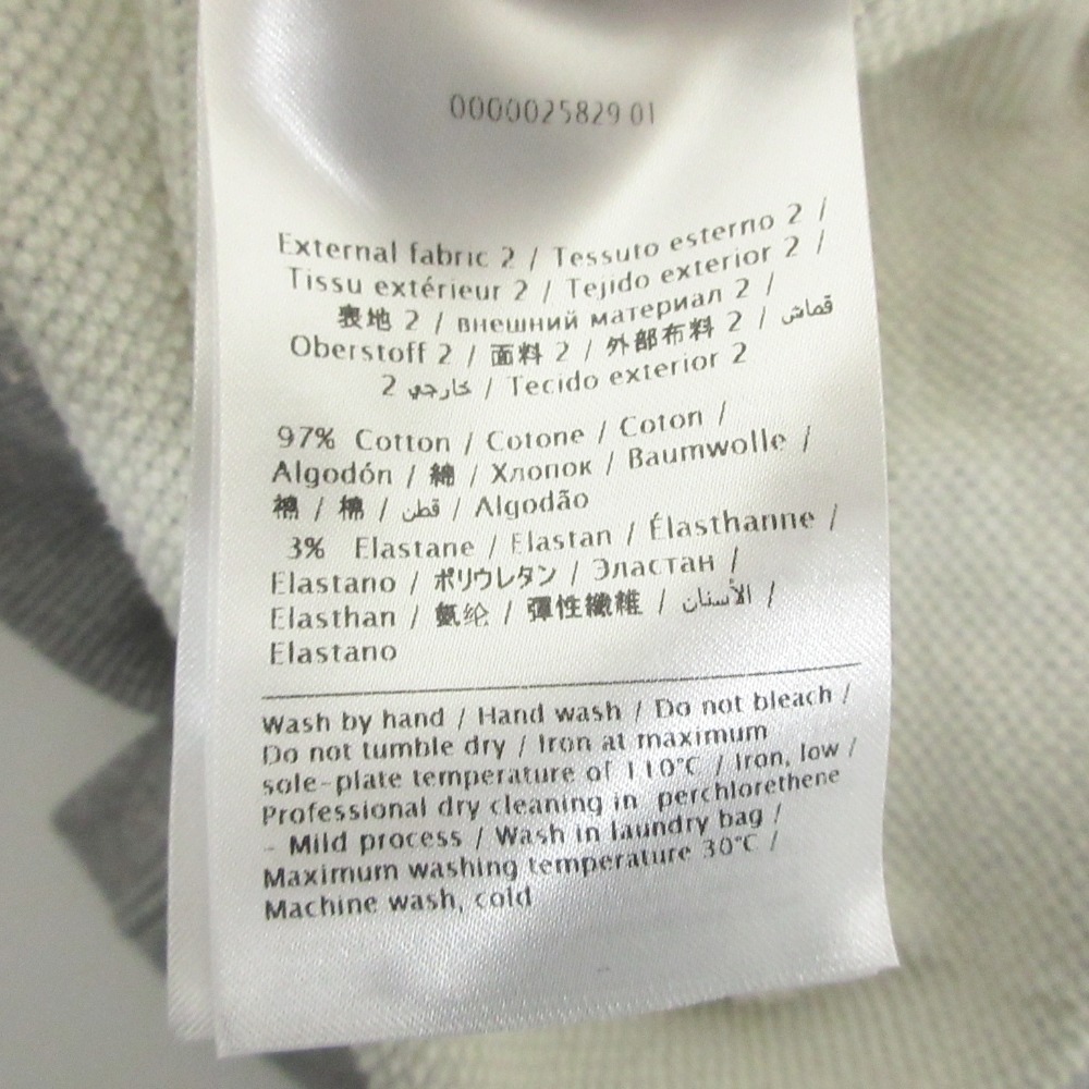  прекрасный товар VALENTINO Valentino блокировка заклепки стрейч длинный рукав тренировочный футболка cut and sewn PV3MF03U3TV L серый 