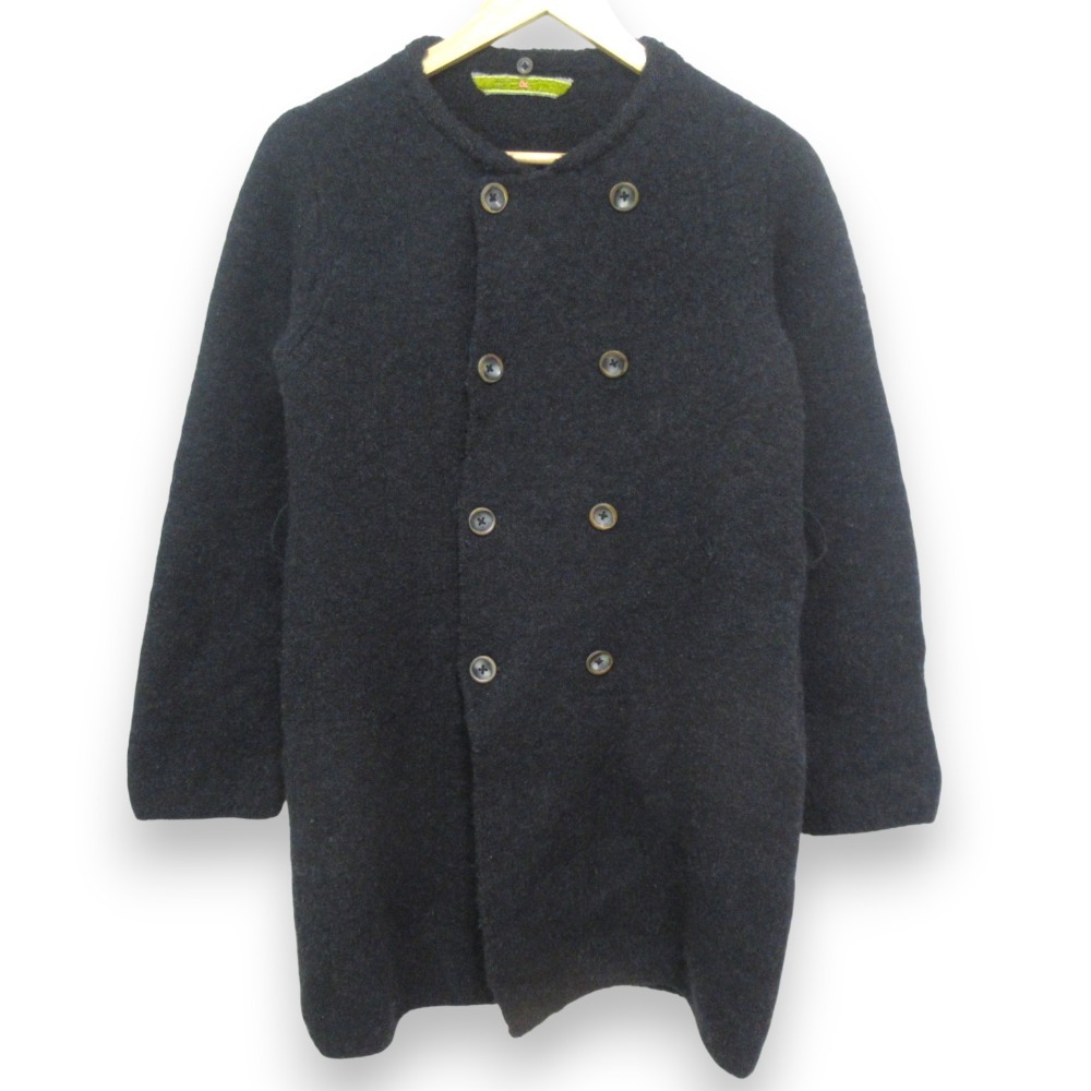  прекрасный товар 45R four чай пять a-ru компрессия шерсть ремень имеется no color пальто размер 2 черный 