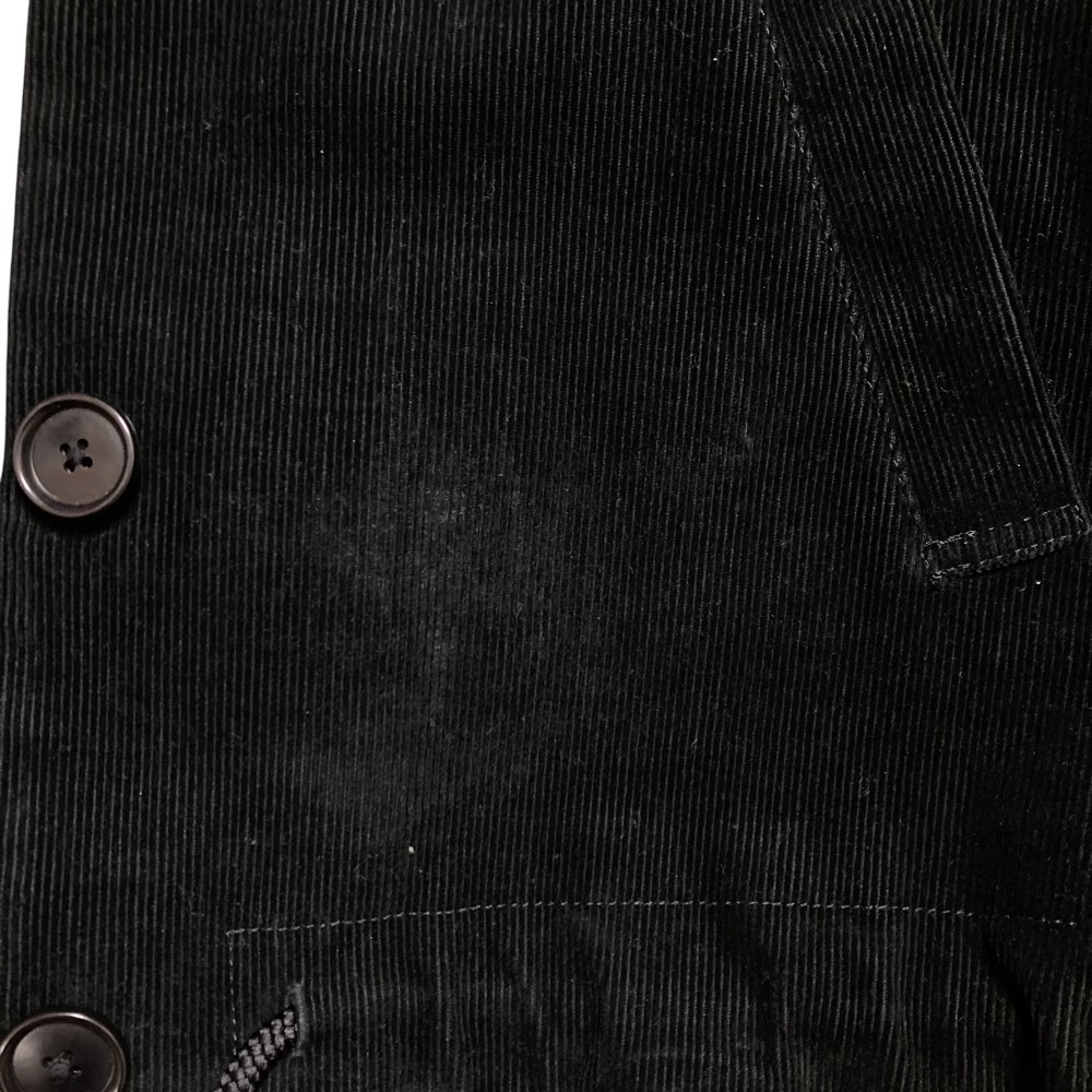 美品 PS Paul Smith ピーエスポールスミス カラーストレッチコーデュロイ ジャケット ブルゾン 40 ブラック