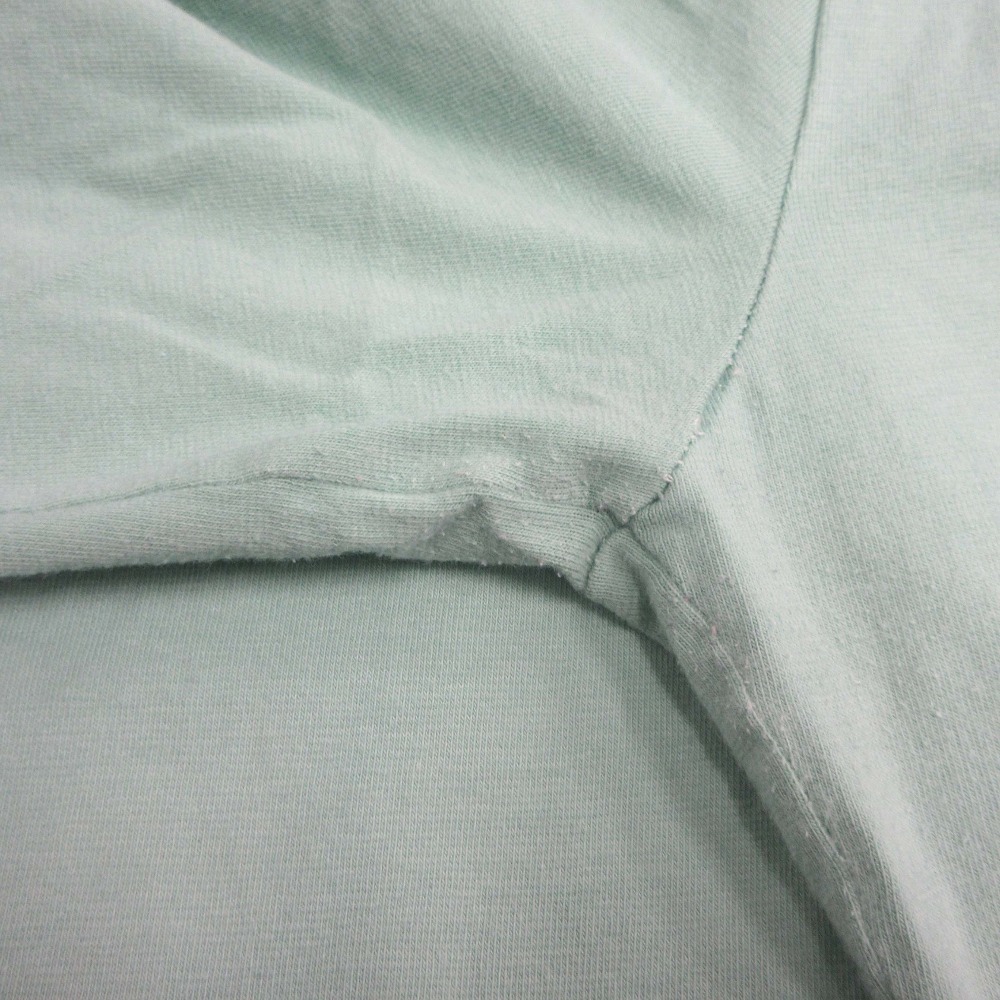 良品 90's SAINT JAMES セントジェームス バスクシャツ ロング Tシャツ カットソー 長袖 ヴィンテージ ビンテージ SM グリーン_画像7