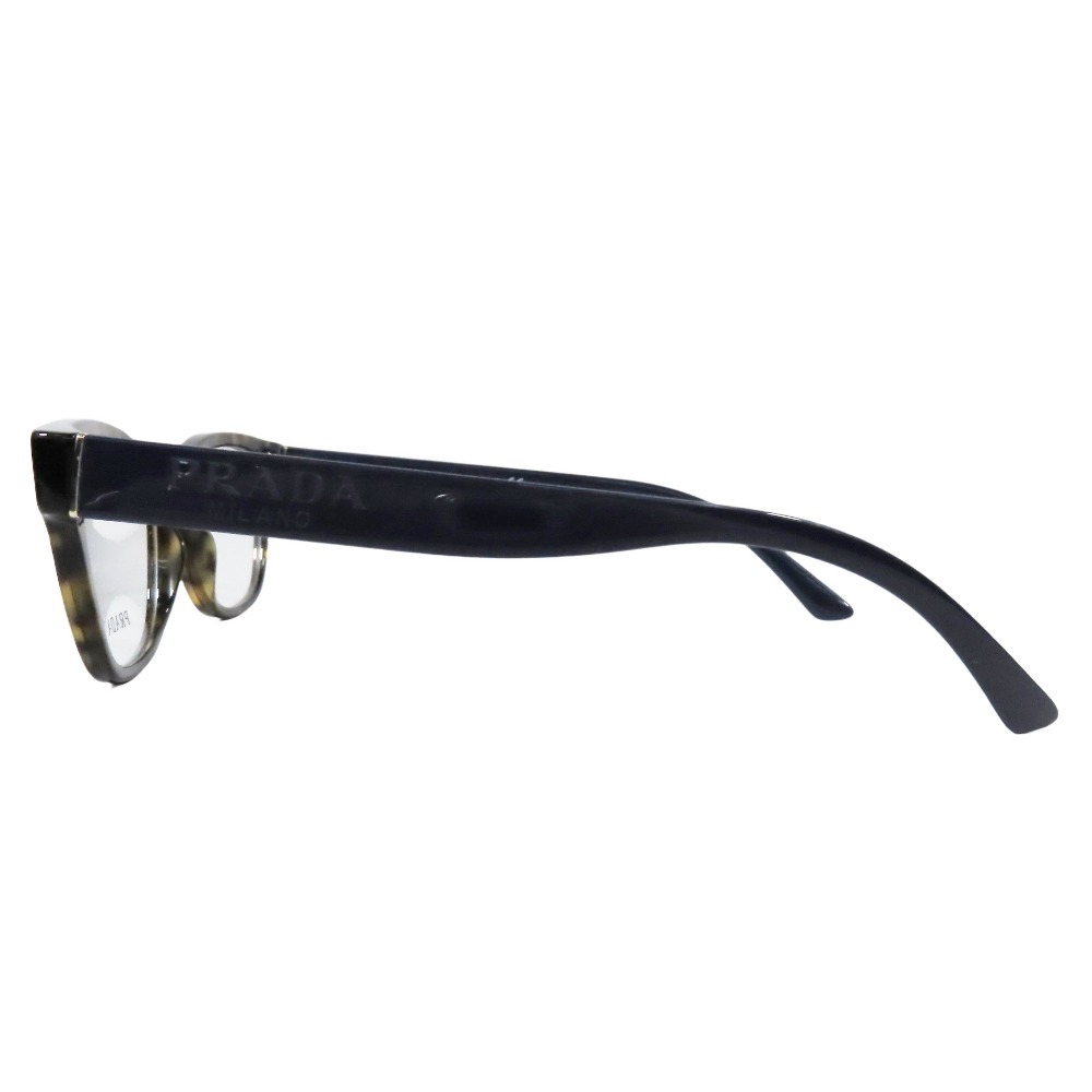  не использовался PRADA Prada очки I одежда панцирь черепахи рисунок полный обод пластик лиса demo линзы 51*16 140 темно-синий VPR03W