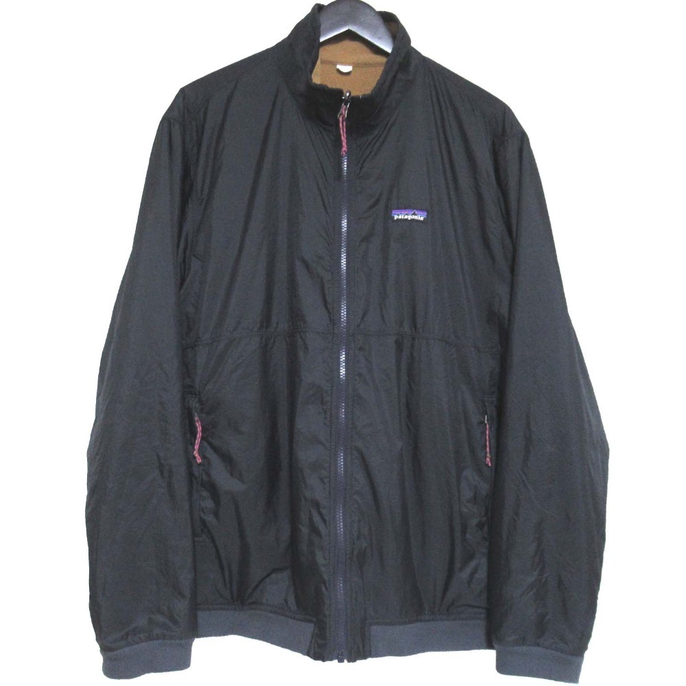 美品 22AW patagonia パタゴニア REVERSIBLE SHELLED MICRODINI JKT リバーシブル ジャケット 26215 Lサイズ ベージュ_画像4