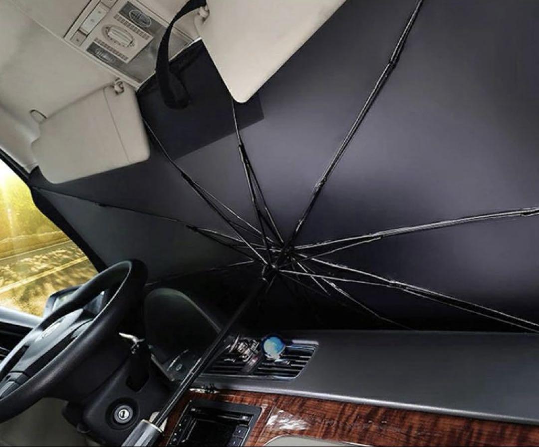 車用 サンシェード 車 フロント 日傘 カー用品 日除け 傘 折りたたみ_画像2