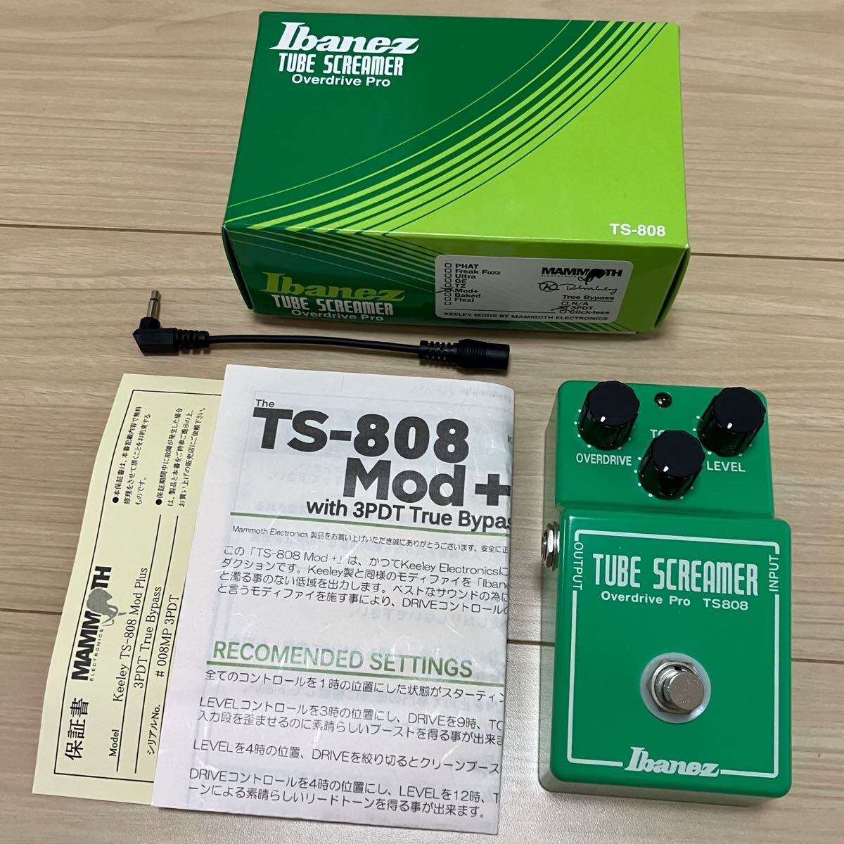 ギター Keeley TS808 Mod Plus RC4558P Ibanez 送料無料 即決 未使用に近い Keeley TS808 Mod Plus RC4558P