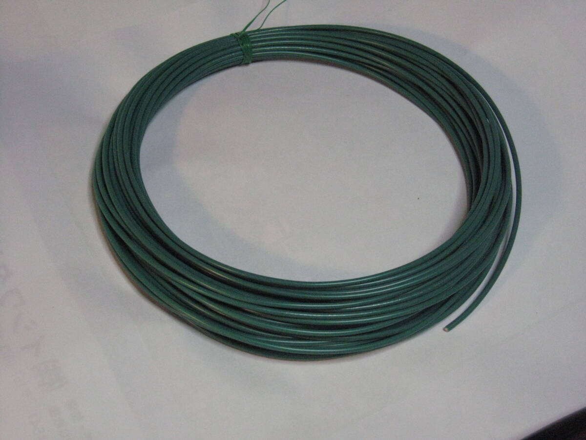 アンテナワイヤー ＫＩＶ２．０ＳＱ グリーン 22ｍ_画像1