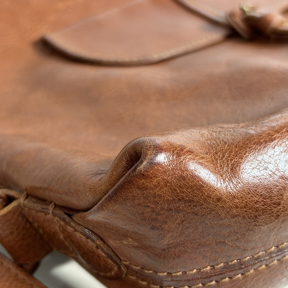 ICH【中古】genten ゲンテン トスカ 2WAY リュック ショルダーバッグ レザー ブラウン〈180-250820-SM-03-ICH〉_画像4