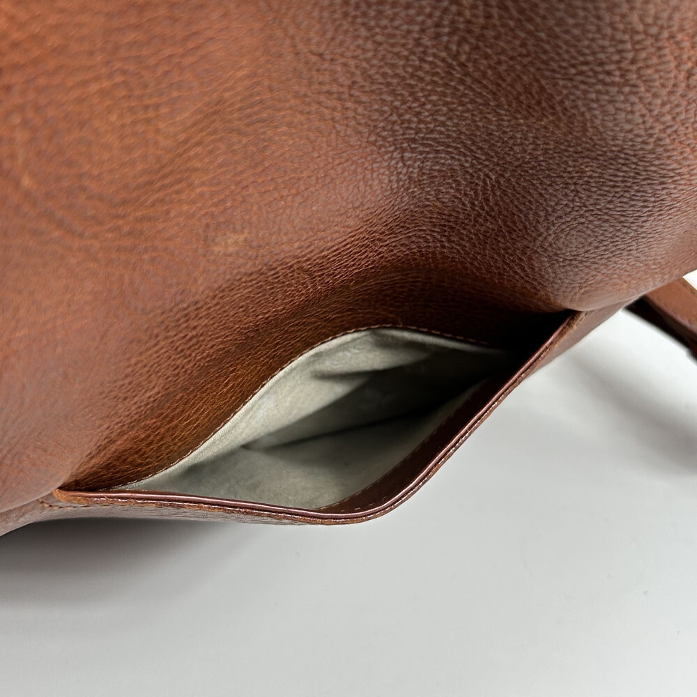 ICH【中古】genten ゲンテン トスカ 2WAY リュック ショルダーバッグ レザー ブラウン〈180-250820-SM-03-ICH〉_画像8