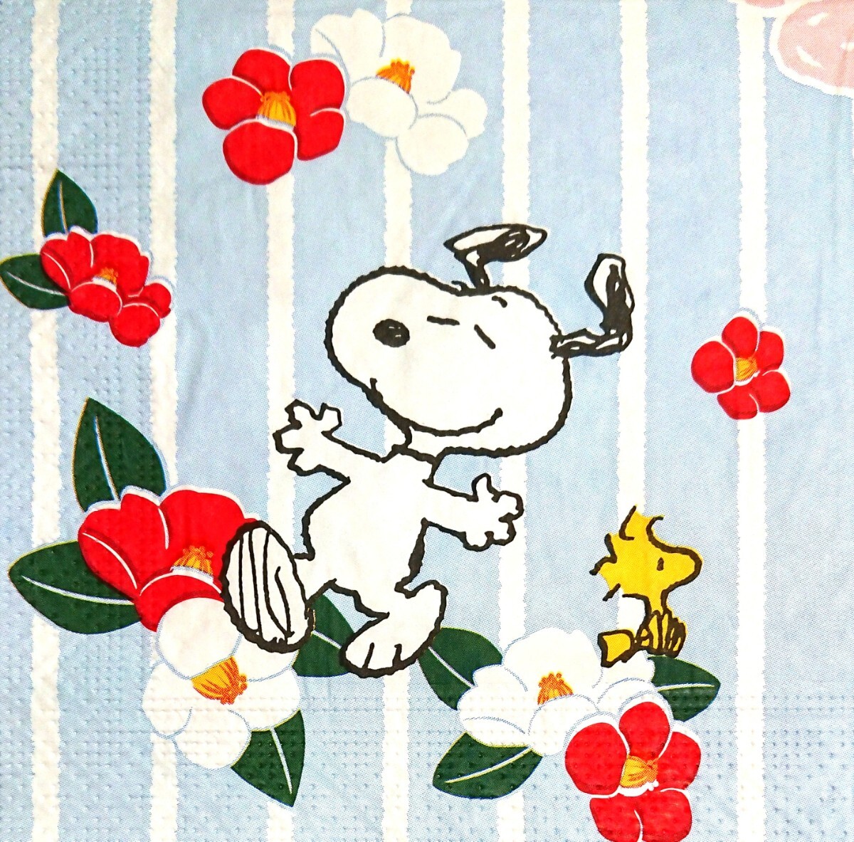 【即決】ペーパーナプキンバラ売り1枚から ランチサイズ 【SNOOPY】四季の花_画像2