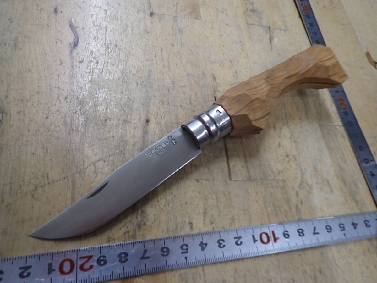 『Z04H』OPINEL オピネル アシモクラフト グリップ交換　カスタム No.09 フォールディングナイフ