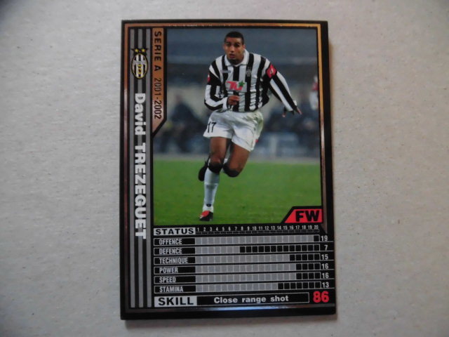 WCCF　2001-2002 黒 ダヴィド?トレセゲ 111 /288