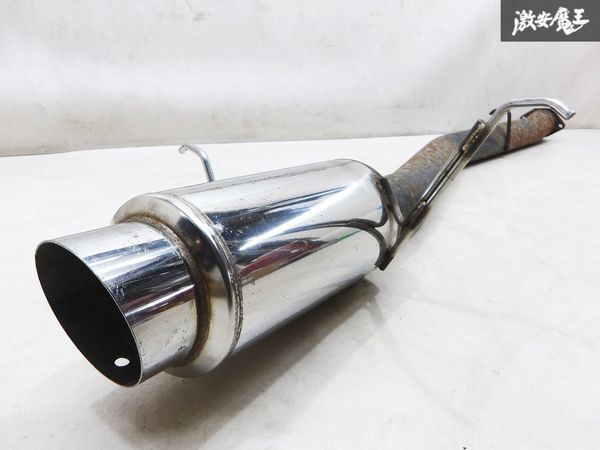 【ストア出品】社外 FD3S RX-7 RX7 13B 砲弾 セミステン マフラー リアピース リヤマフラー 出口115φ メイン80φ 曲がり無し 棚G-3_画像2