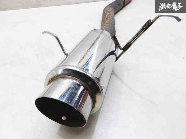 【ストア出品】社外 FD3S RX-7 RX7 13B 砲弾 セミステン マフラー リアピース リヤマフラー 出口115φ メイン80φ 曲がり無し 棚G-3_画像3