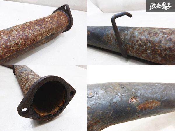 【ストア出品】社外 FD3S RX-7 RX7 13B 砲弾 セミステン マフラー リアピース リヤマフラー 出口115φ メイン80φ 曲がり無し 棚G-3_画像5