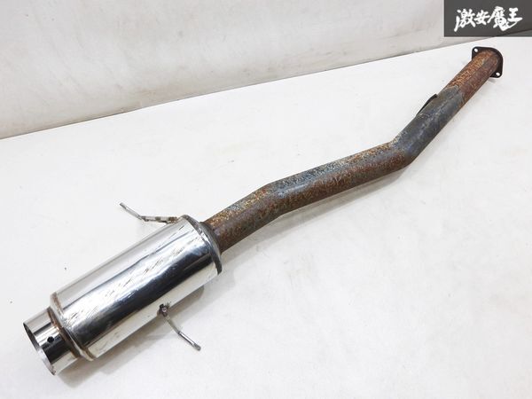 【ストア出品】社外 FD3S RX-7 RX7 13B 砲弾 セミステン マフラー リアピース リヤマフラー 出口115φ メイン80φ 曲がり無し 棚G-3_画像8