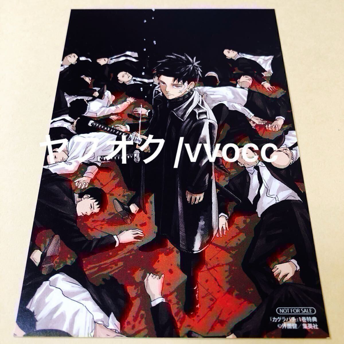 カグラバチ 2 3 4巻 初版 特典イラストカード TSUTAYA アニメイト カグラバチ 特典 アニメイト イラストカード ポストカード
