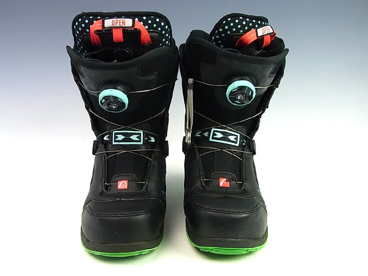 ◆HEAD/ヘッド◆スノーボード ソフトブーツ レディース JADE BOAシステム 収納袋付◆ジェイド◆353552◆23.5cm◆黒◆オールラウンド◆_画像2
