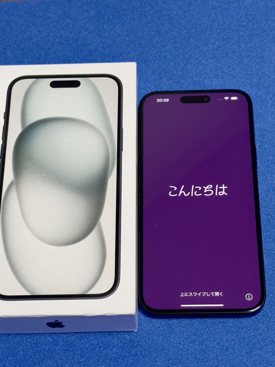 【美品】バッテリー99% iPhone 15 Plus 128GB ブラック 美品】バッテリー99% iPhone 15 Plus 128GB ブラック