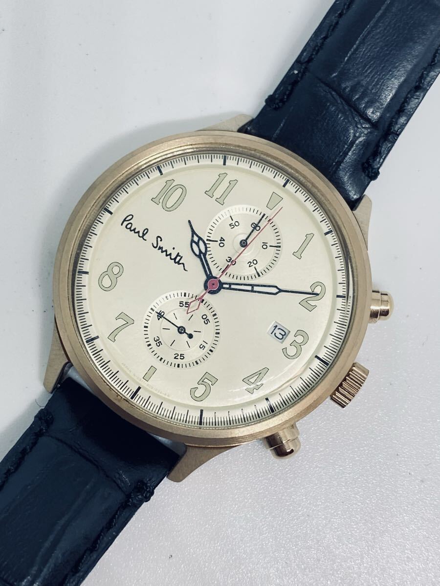 d309*ポールスミス Paul Smith vintage 腕時計 32644 ポールスミス paul smith デイト クォーツ 腕時計 QZ 0511