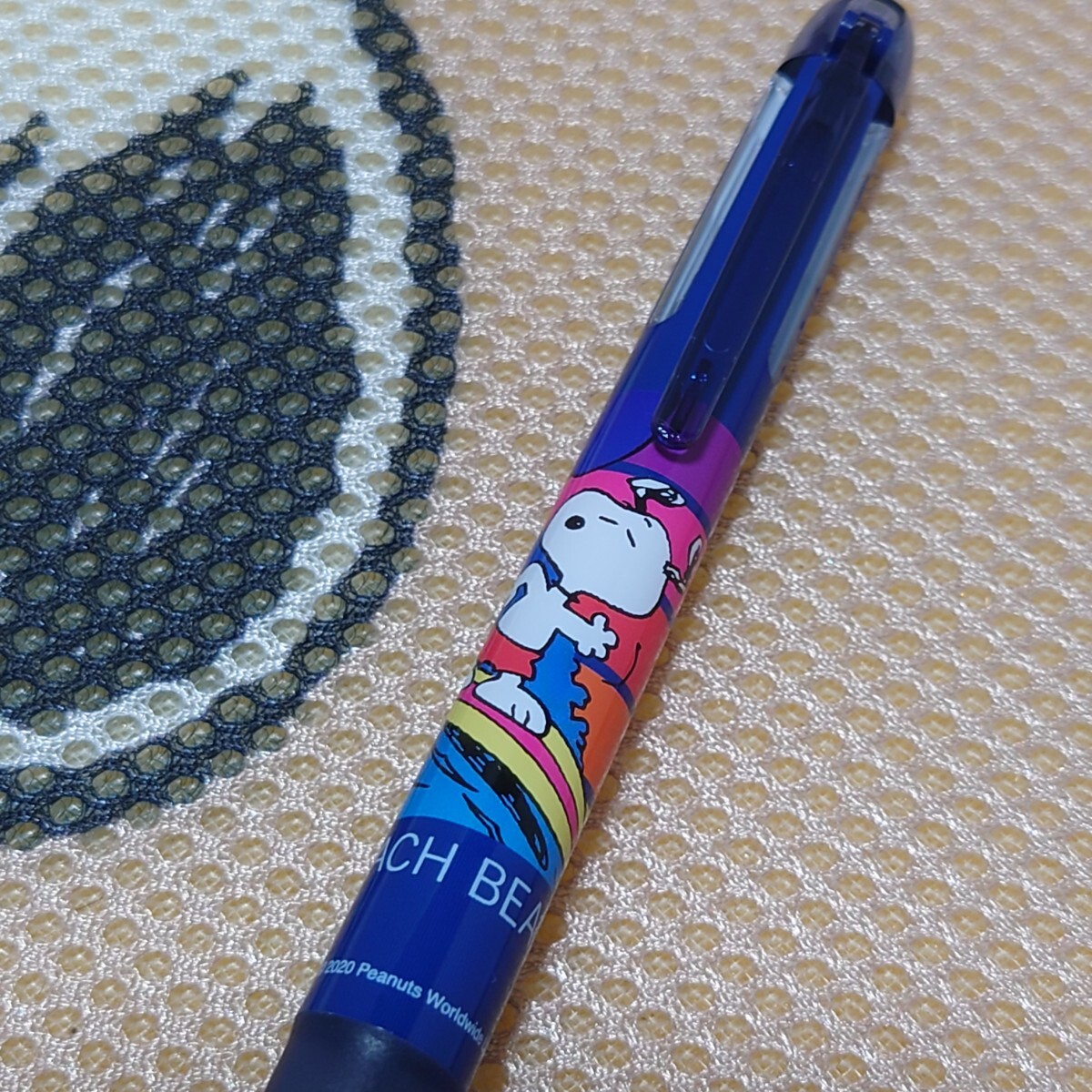 スヌーピー ハイテックCコレト ボールペン 4色 レフィル サンスター パイロット 替え芯 替芯 PEANUTS ネイビー サーフィン_画像3