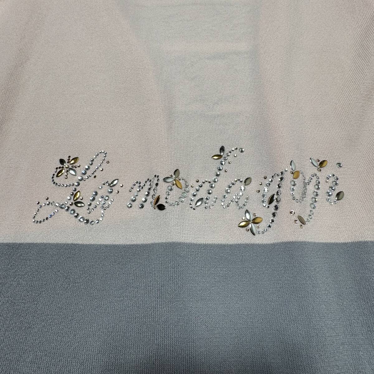 伊太利屋　La moda Goji　カーディガン　ｗ0625-0731-④-③　サイズ9_画像6