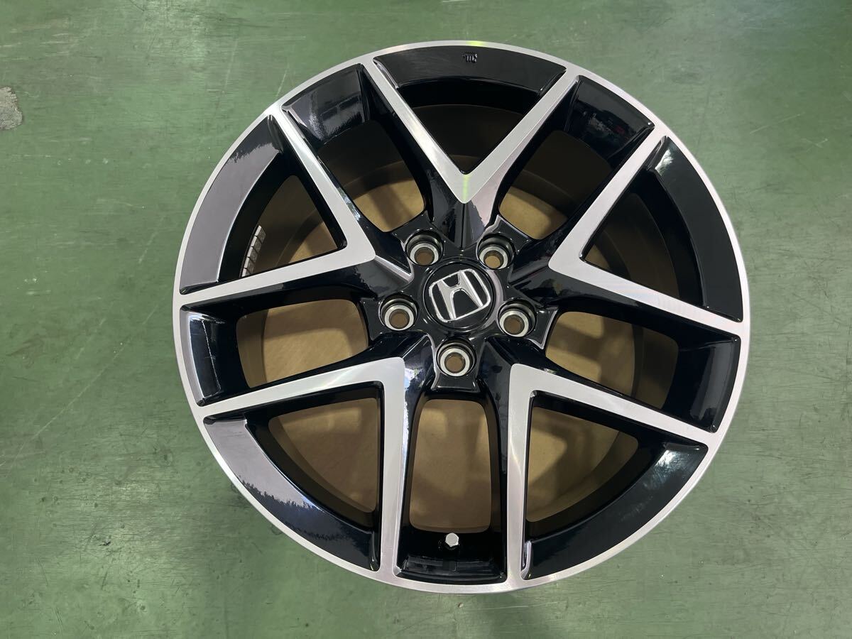 シビックFL1、4 EX純正ホイール18×8J+50 PCD114.3　1本 新車外し】ホンダ FL シビック EXグレード 純正 18in 8J +50