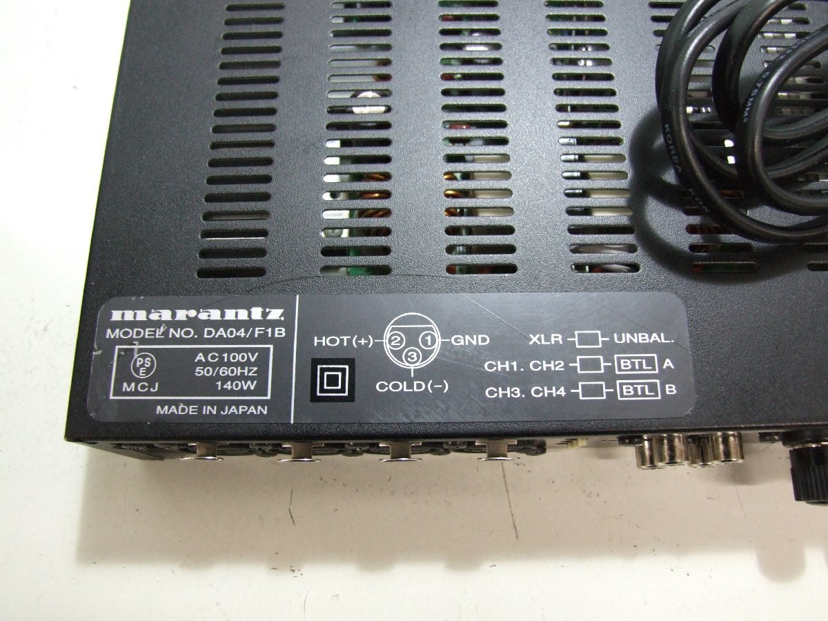 Marantz　マランツ　4CH　パワーアンプ　DA04　中古　動作品 マランツ Marantz DA04 パワーアンプ @48548 / 中古オーディオ