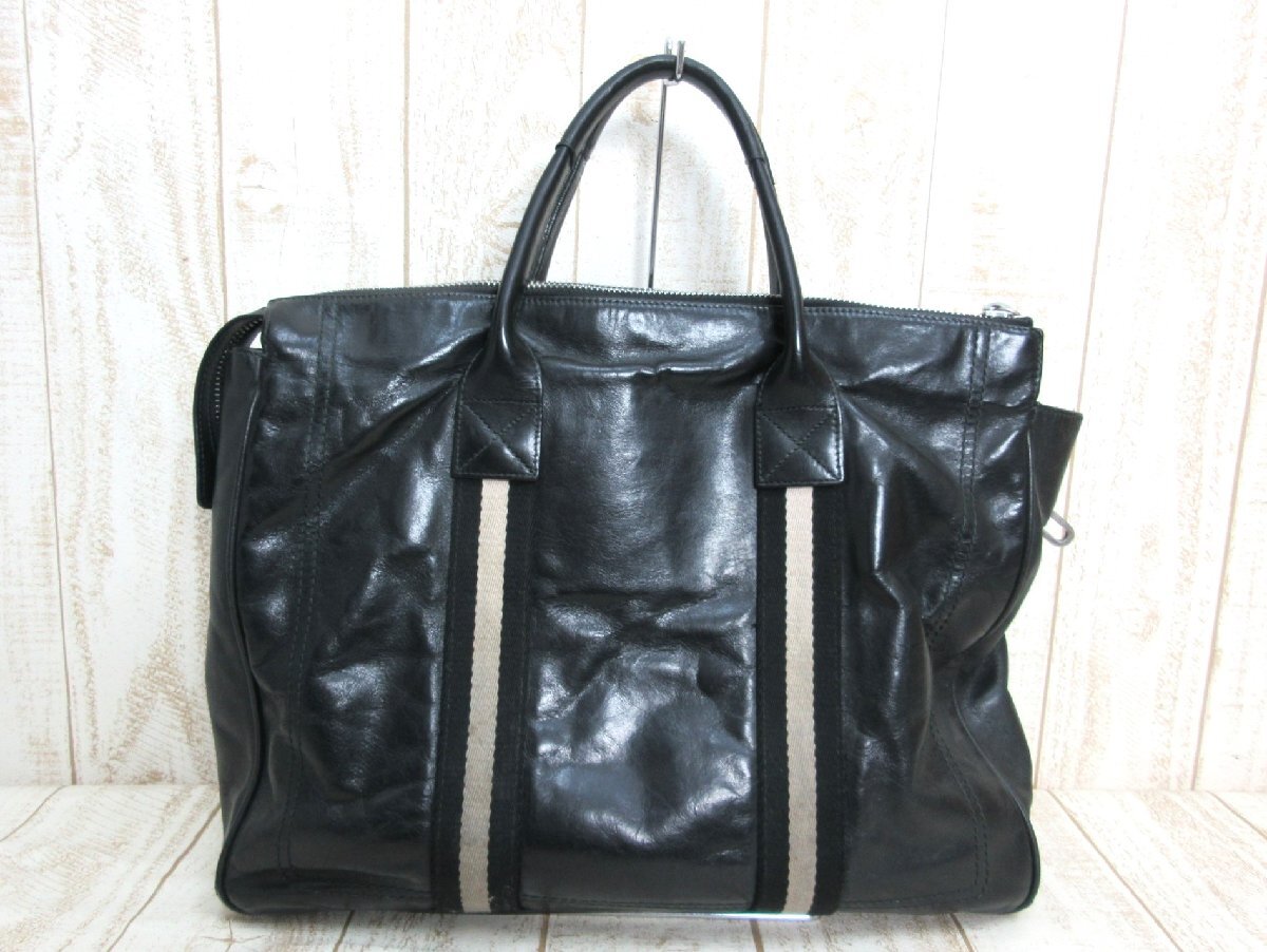 BALLY/バリー：レザーブリーフケース TAJEST-MD ブラック ビジネスバッグ 中古/USED_画像2