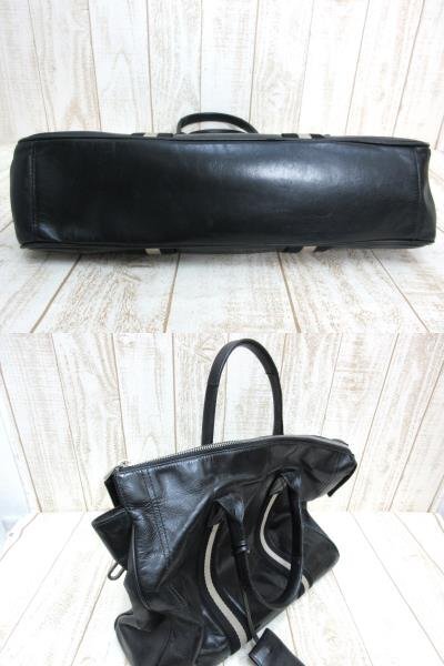 BALLY/バリー：レザーブリーフケース TAJEST-MD ブラック ビジネスバッグ 中古/USED_画像4