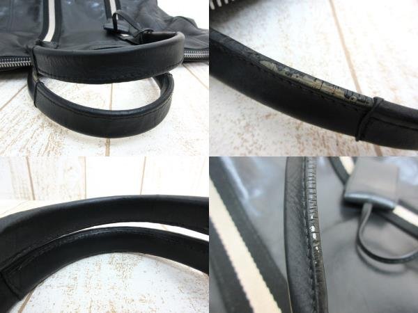 BALLY/バリー：レザーブリーフケース TAJEST-MD ブラック ビジネスバッグ 中古/USED_画像8