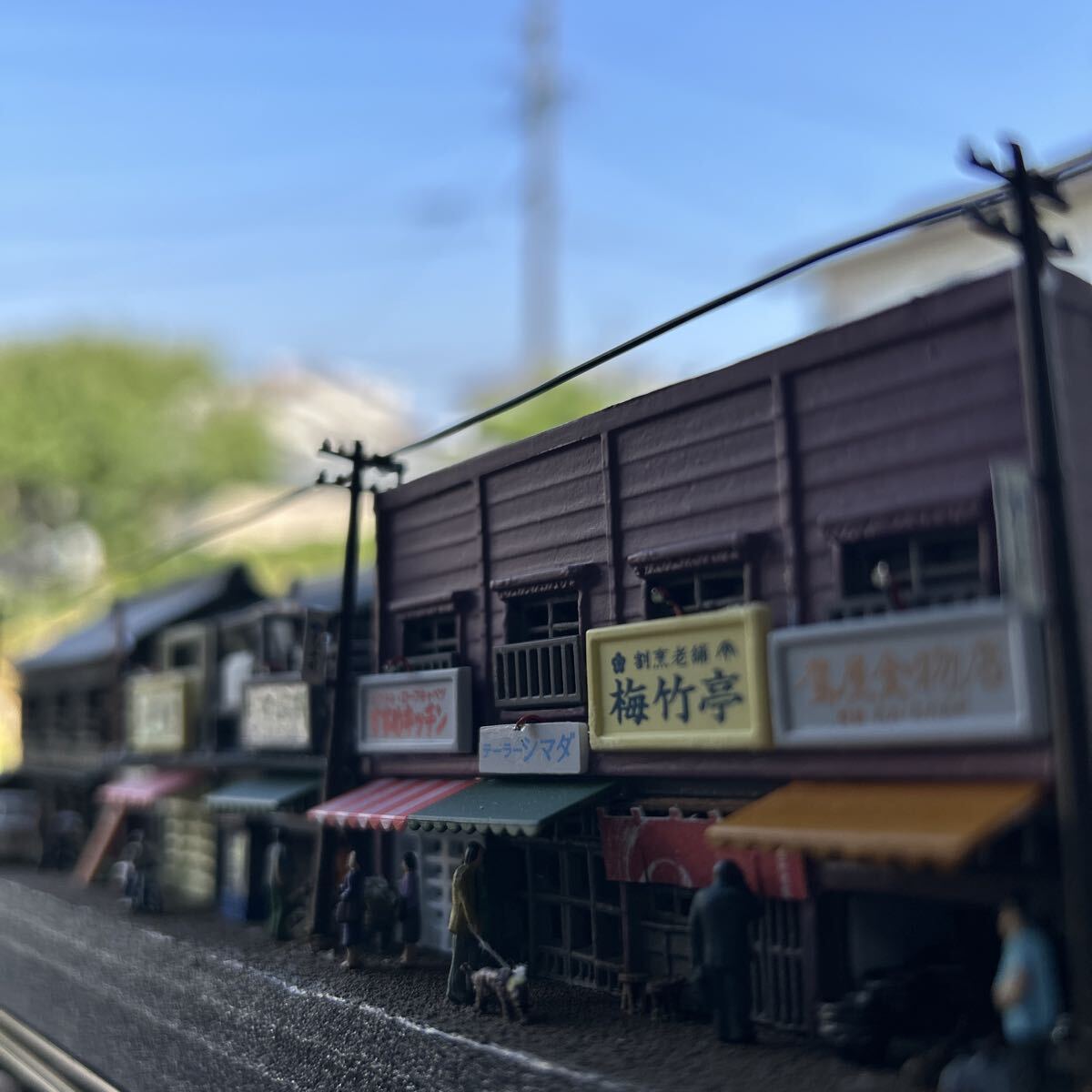 ★1/150 ジオラマ★昭和の商店長屋★150分の1★ジオコレ情景★トミーテック★昭和の風景★nゲージ★昭和ロマン★の画像2