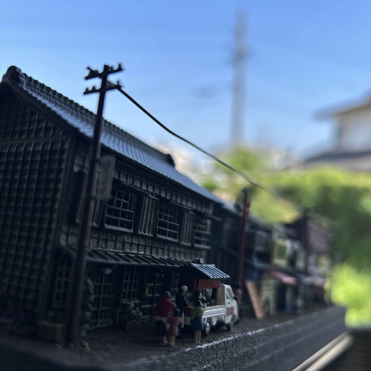 ★1/150 ジオラマ★昭和の商店長屋★150分の1★ジオコレ情景★トミーテック★昭和の風景★nゲージ★昭和ロマン★の画像4