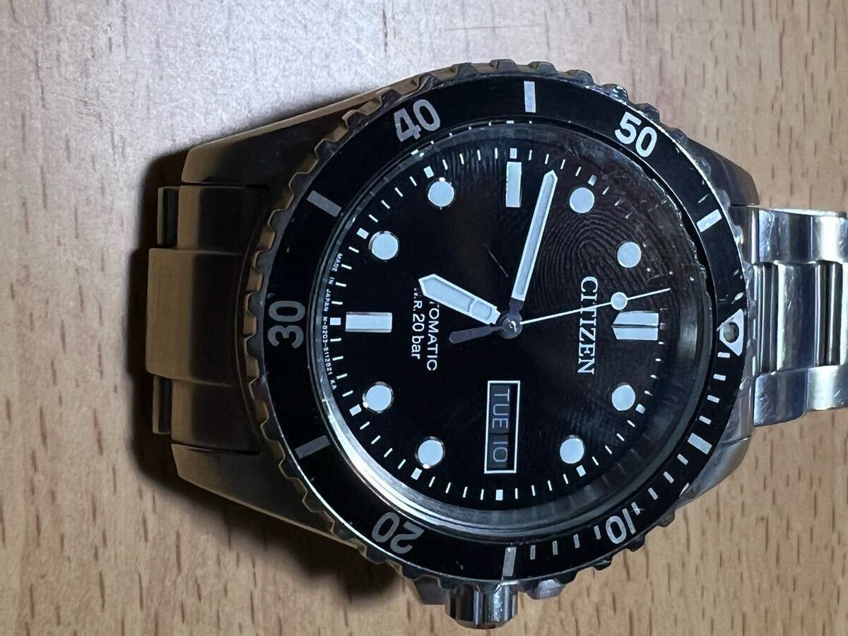 CITIZEN シチズン 8203-S077435 ダイバーサブマリーナ 自動巻 CITIZEN シチズン 8203-S077435 オートマティック ダイバー