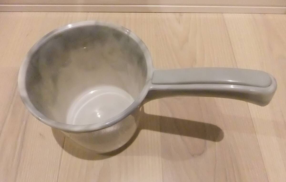 未使用 片手桶 Water-Land グレー 日本製 シンカテック 手おけ 入浴 浴室 風呂場_画像5