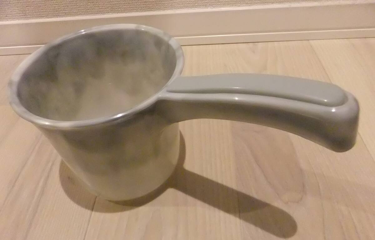 未使用 片手桶 Water-Land グレー 日本製 シンカテック 手おけ 入浴 浴室 風呂場_画像6